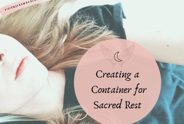 Creating a container for sacred rest